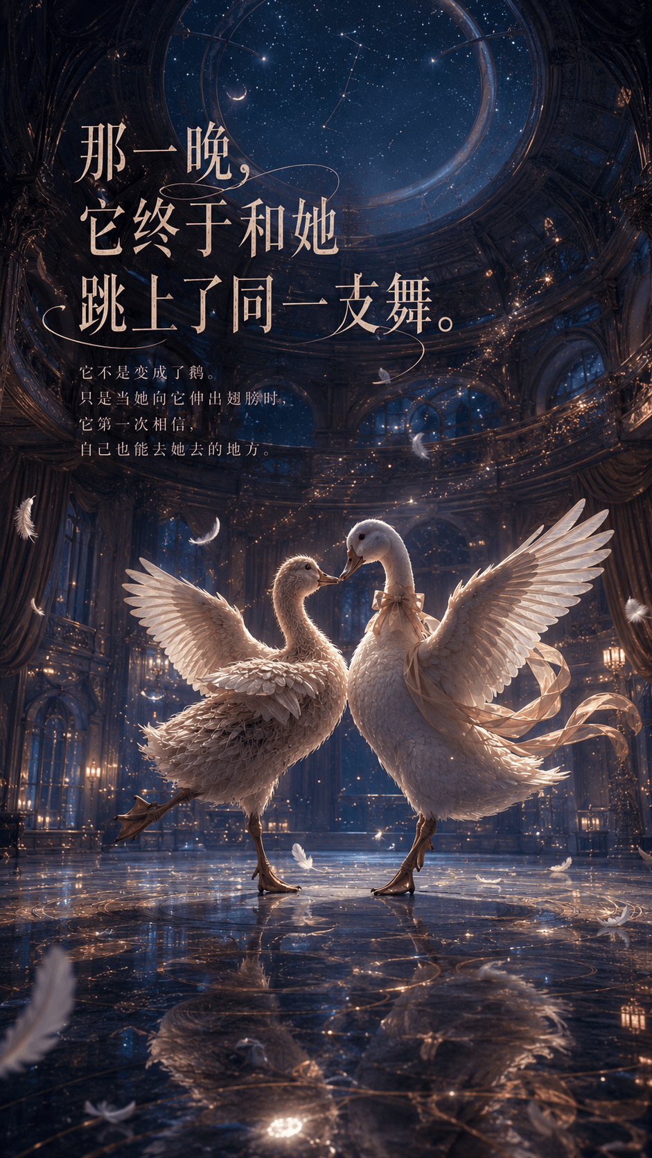 10. 那一晚，它终于和她跳上同一支舞。