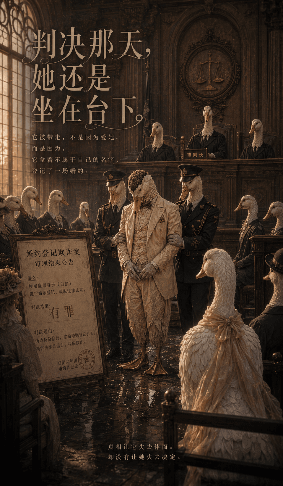 19. 那张告示，终于被风吹旧。