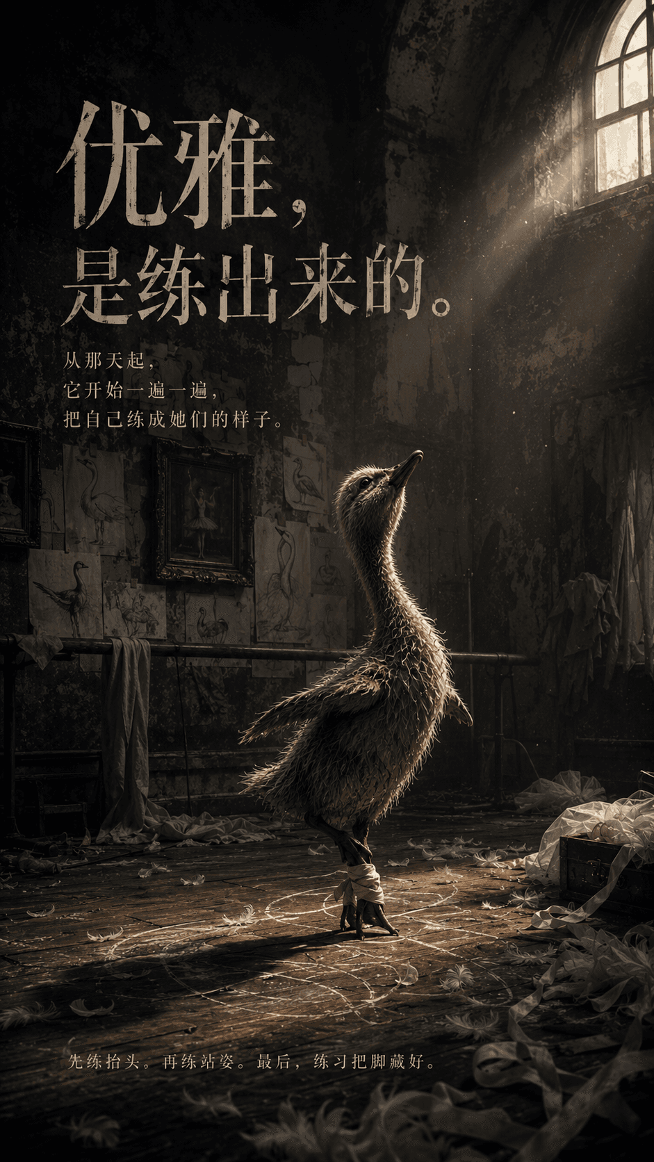 5. 优雅，是练出来的。