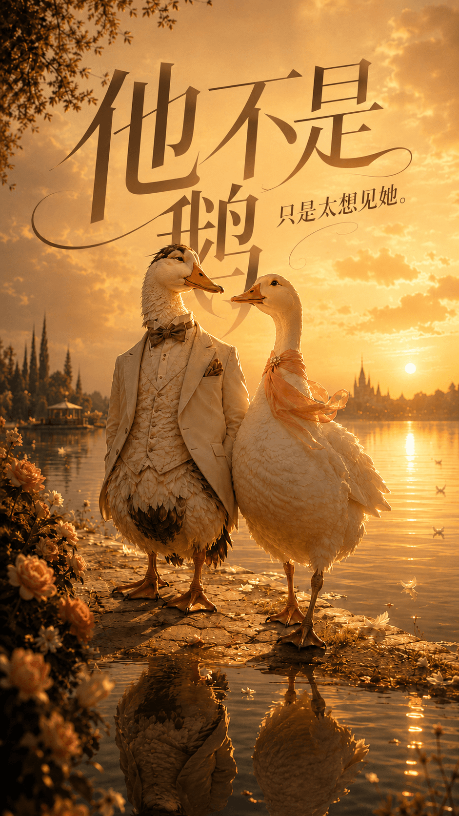 9. 它不是鹅。